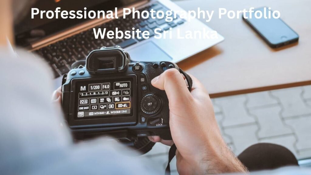 Professional Photography Portfolio Website Sri Lanka