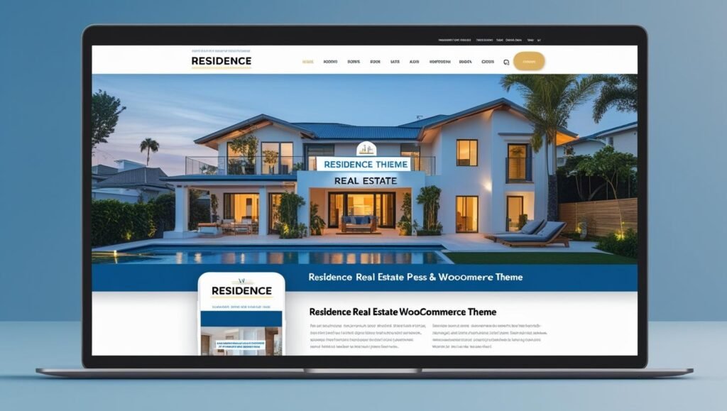 Residence Real Estate WordPress & WooCommerce Theme| Free Download